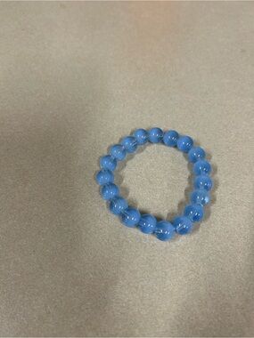 Blue Beaded Stretch Bracelet - Women Jewelry